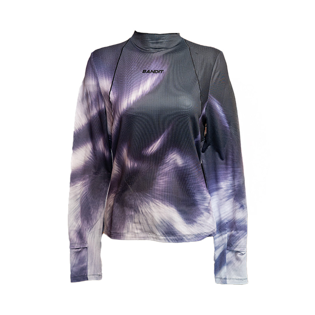 Women's AuraGrid Mockneck Performance Top