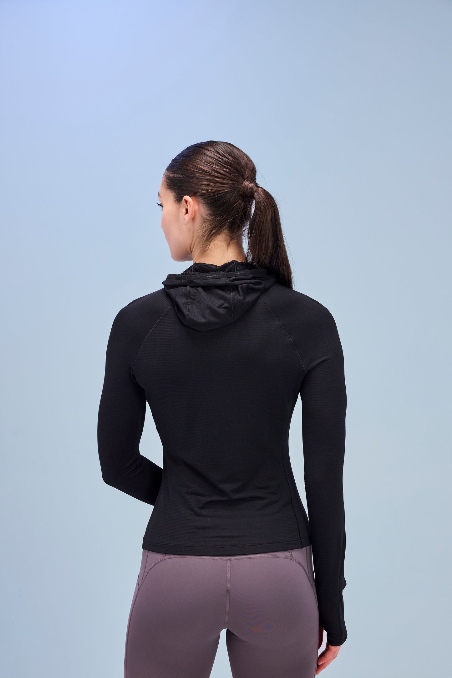 Women's AuraGrid Hooded Performance Top
