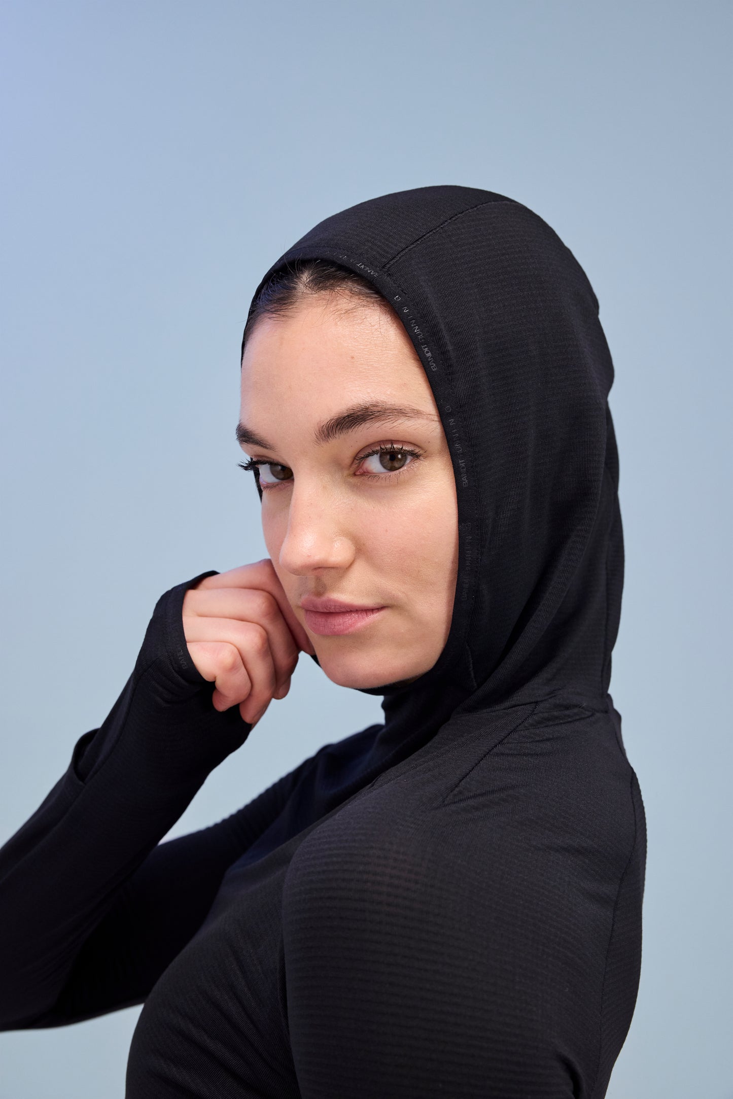 Women's AuraGrid Hooded Performance Top