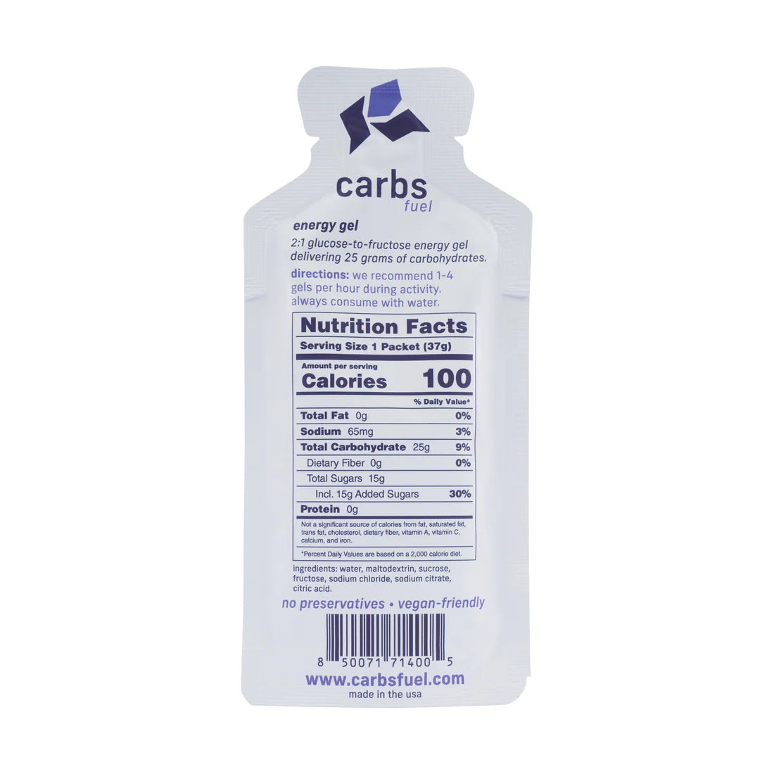 Carbs Fuel Gel 25g