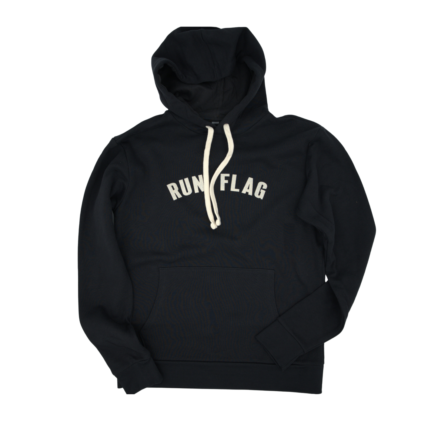 Unisex Run Flag Text The Mini Letterman Hoodie